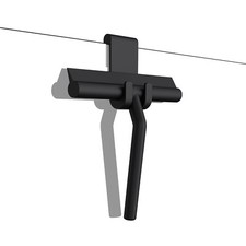 Duschabzieher Schwarz Fensterabzieher Badezimmerwischer Silikon Glasabzieher NEU