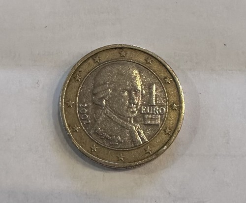 Euro münze mozart 2002 - 1,