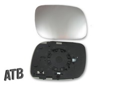 Mirror glass convex heated