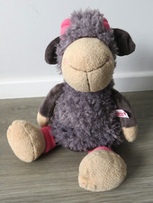 NICI JOLLY MAH LUCY GRAUES MÄDCHEN SCHAF PLÜSCHTIER STOFFTIER 15 ZOLL SELTEN NICHT MEHR PRODUZIERT SAMMLERSTÜCK