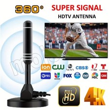 Digital TV DVB-T2 Antenne mit Verstärker HD 4K 1080P TV Zimmerantenne VHF/UHF DE