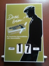 DREH/EWIGER/DAUERKALENDER* MUSCOTE ZIGARETTENPAPIER*TOP ZUSTAND*RARITÄT