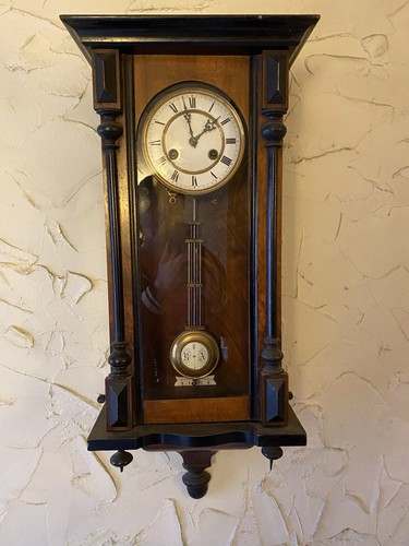 Wanduhr regulator gründerzeit - wanduhr,