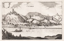 Cochem an der Mosel Rheinland-Pfalz Kupferstich Merian 1650