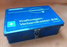 vintage Oldtimer Verbandskasten Blech Metall 60erKraftwagen Hartmann Mid Century