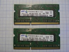 2 x 2 GB RAM Speicher für Samsung RV510 RV 510 / RV410 (PC3-8500 DDR3-1066)