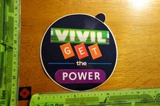 Alter Aufkleber Nahrung Genuss Pfefferminz Drops VIVIL Get the Power