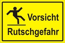 Vorsicht Rutschgefahr Eis