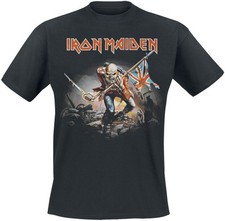 Iron Maiden T-Shirt Herren Trooper schwarz Band-Merch, Bands, Nachhaltigkeit