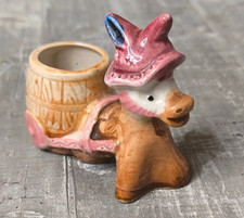 Sehr schöne Mini Vase Esel