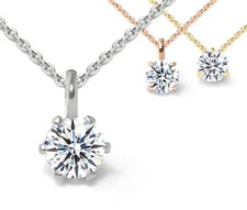 Diamond one carat necklace