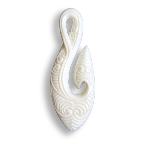 Tribal amulett anhänger bone - amulett,