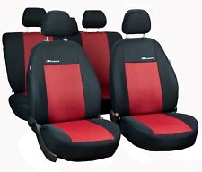 (KRE)EXCLUSIVE ROT Komplett Set Autositzbezüge Sitzbezüge für Mercedes C-Klasse