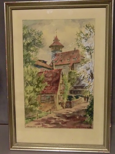 Aquarell richter nürnberg - aquarell, k.