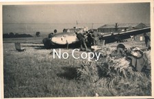 Foto: WK II, Luftwaffe Flugzeug Bergungskommando im Einsatz X228