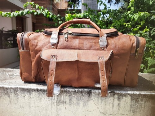 Zoll leder reisetasche - 34,