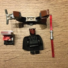 Lego Star Wars : Darth Maul  sw0323  aus Set 7961 , Gefährt + Doppellichtschwert