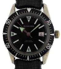 Cimier Vintage Herren Taucheruhr Diver Watch Handaufzug Ø36mm ~1970er selten