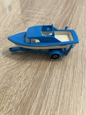 Matchbox Lesney Bootsanhänger Nr. 9 Hellblau