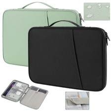 Nylon/Leder Sleeve Tasche für