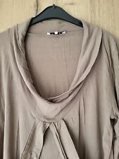 ANNA FIELD Shirt Gr. 38 Taupe/Braun Viskosemischung