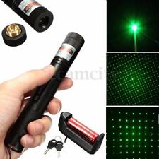 Grüner Laserpointer Einstellbar + Star Light Cap + Akku t1