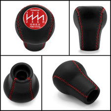 SCHALTKNAUF ROT NAHT 6-GANG