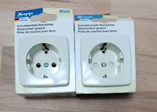 2x Kopp Schutzkontakt-Steckdose Rivo Elektro Installation Steckdose