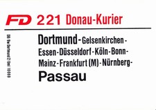 ZLS  4000 = FD 221/220 Donau-Kurier = Dortmund -Passau + retour