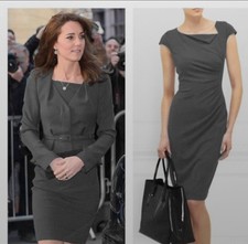 Design L.K BENNETT DRESS Etui Midi Kleid Dutchess of Kensington Kate Middleton 