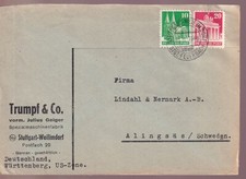 Bizone, 80wg,85wg, Stuttgart-Weil im Dorf ü Stgt.-Feuerbach - Schweden, 18.11.48
