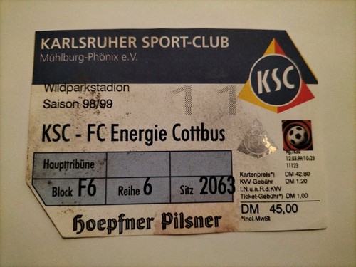 Sammler ticket 99 - ticket, 98/99