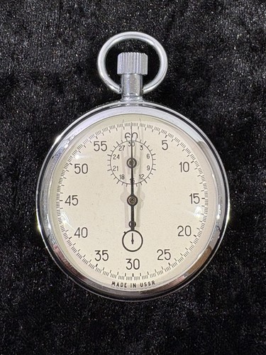 Vintage sowjetische stoppuhr - vintage,
