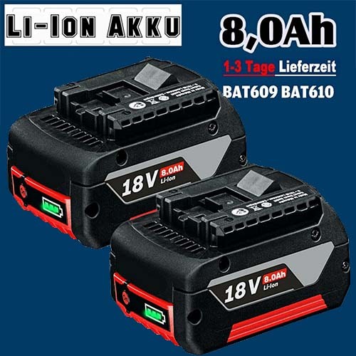 0ah akku für bosch 18v - 8,0ah,
