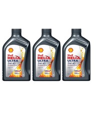 Shell Helix Ultra 5W-40 Motoröl 5w40 für BMW LL-01, Longlife, Porsche A40 3L
