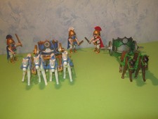 Playmobil 2 Römische Streitwagen 4274 + 7926 sehr selten + 3 Römer Figuren