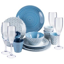 Melamin Geschirr und Glas Set
