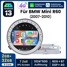 CarPlay Android 13 Autoradio GPS Navi für BMW Mini Cooper DAB+ WiFi 8-Kern 32GB