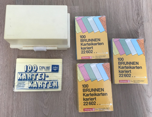 Kunststoff karteikasten - kunststoff-karteikasten, +