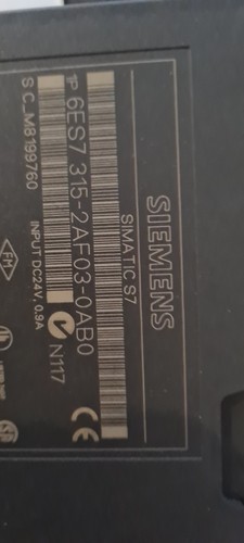 Siemens cpu 315 2dp - cpu, 315-2dp