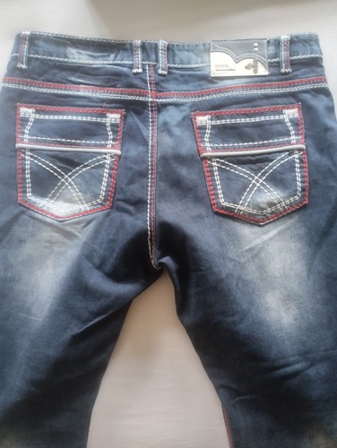 Herren jeans dunkelblau mit - herren,