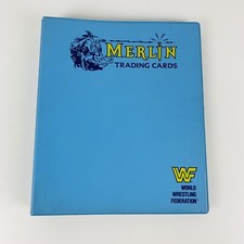 Merlin 1993 WWF Wrestling Sammelkarten Komplettsatz 192/192 in Original Ordner
