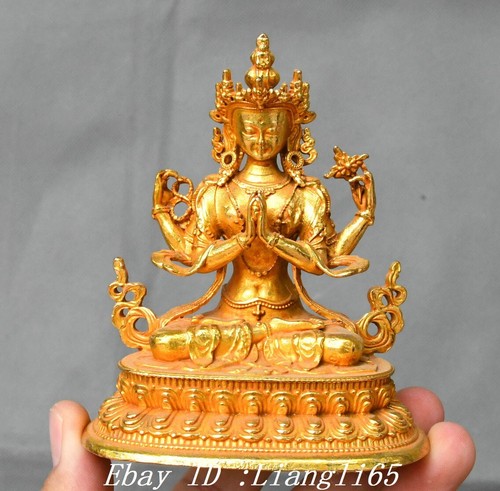 Buddhismus kupfer gilt - kupfer,