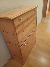 schuhschrank gebraucht kipper kieferholz Breite 80, Höhe 1m