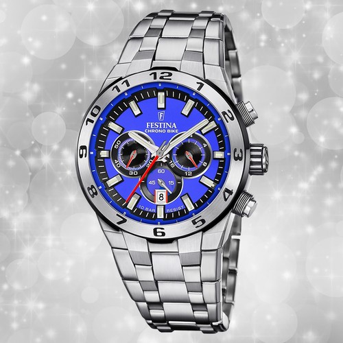 Festina herrenuhr edelstahl - herrenuhr,