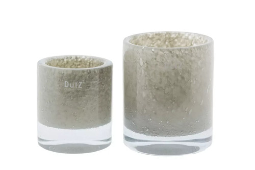 Dutz vase cylinder taupe - vase,,