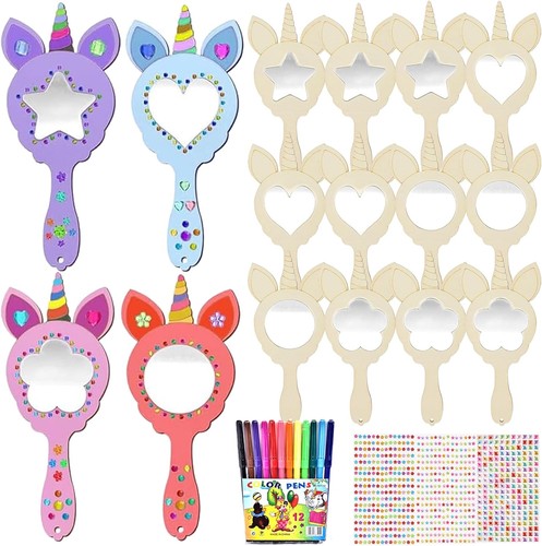 Einhorn spiegel basteln - einhorn,