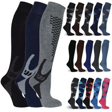 4 - 8 Paar Thermo Kniestrümpfe Skisocken Wintersocken Herren Damen warme dicke 