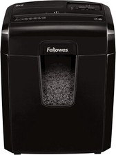 Fellowes Powershred 8 Mc, 8 Blatt Micro-Cut Personal Papierzerkleinerer- Schwarz