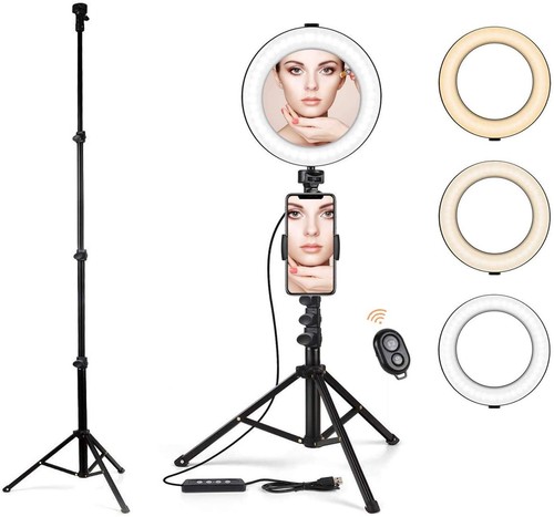 Led ringlicht stativ mit - led,